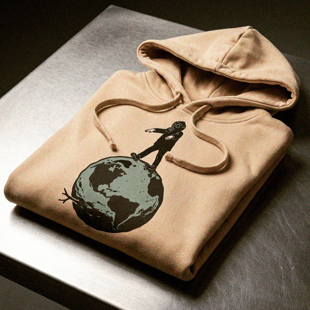 hoodie activism streetwear, ecological graphics