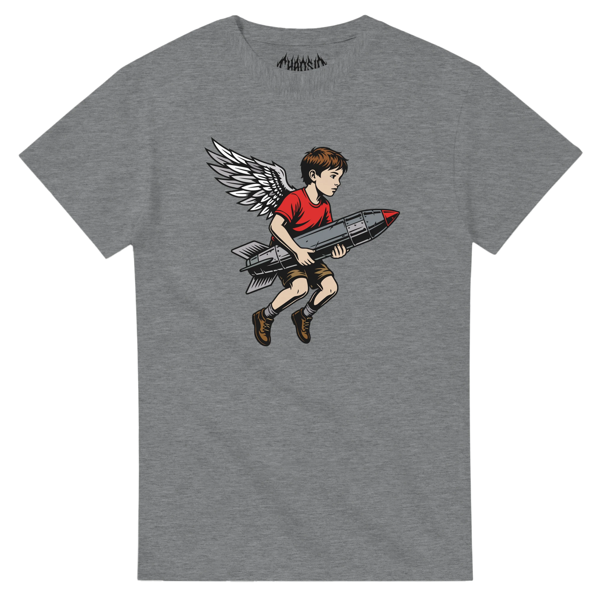 chaosid byob dark grey tshirt streetwear-activism chaosid apolitical antiwar