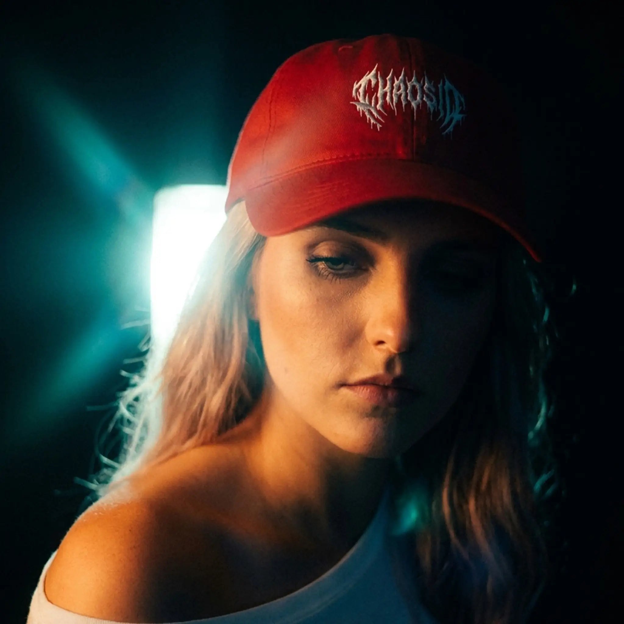 chaosid baseball cap red streetwear