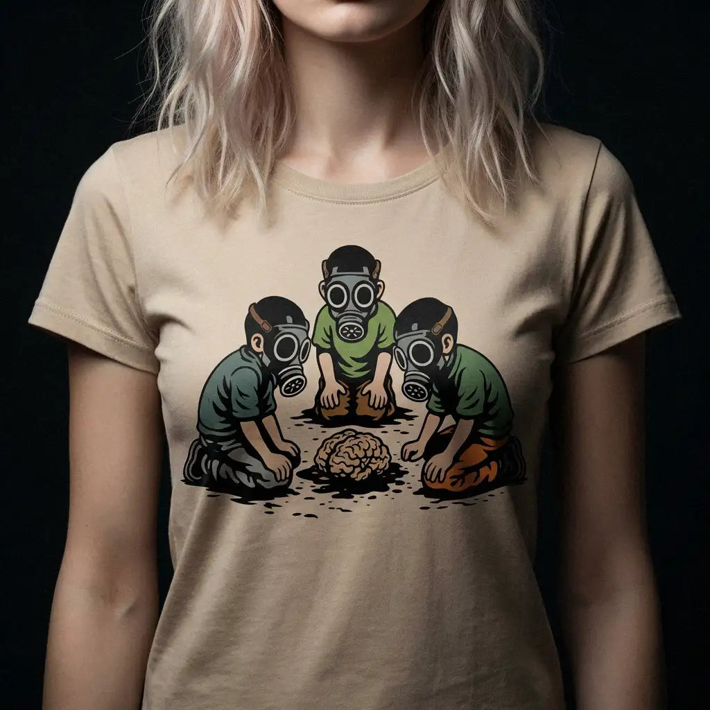 Thick unisex crew neck t-shirt "Dark Matter"