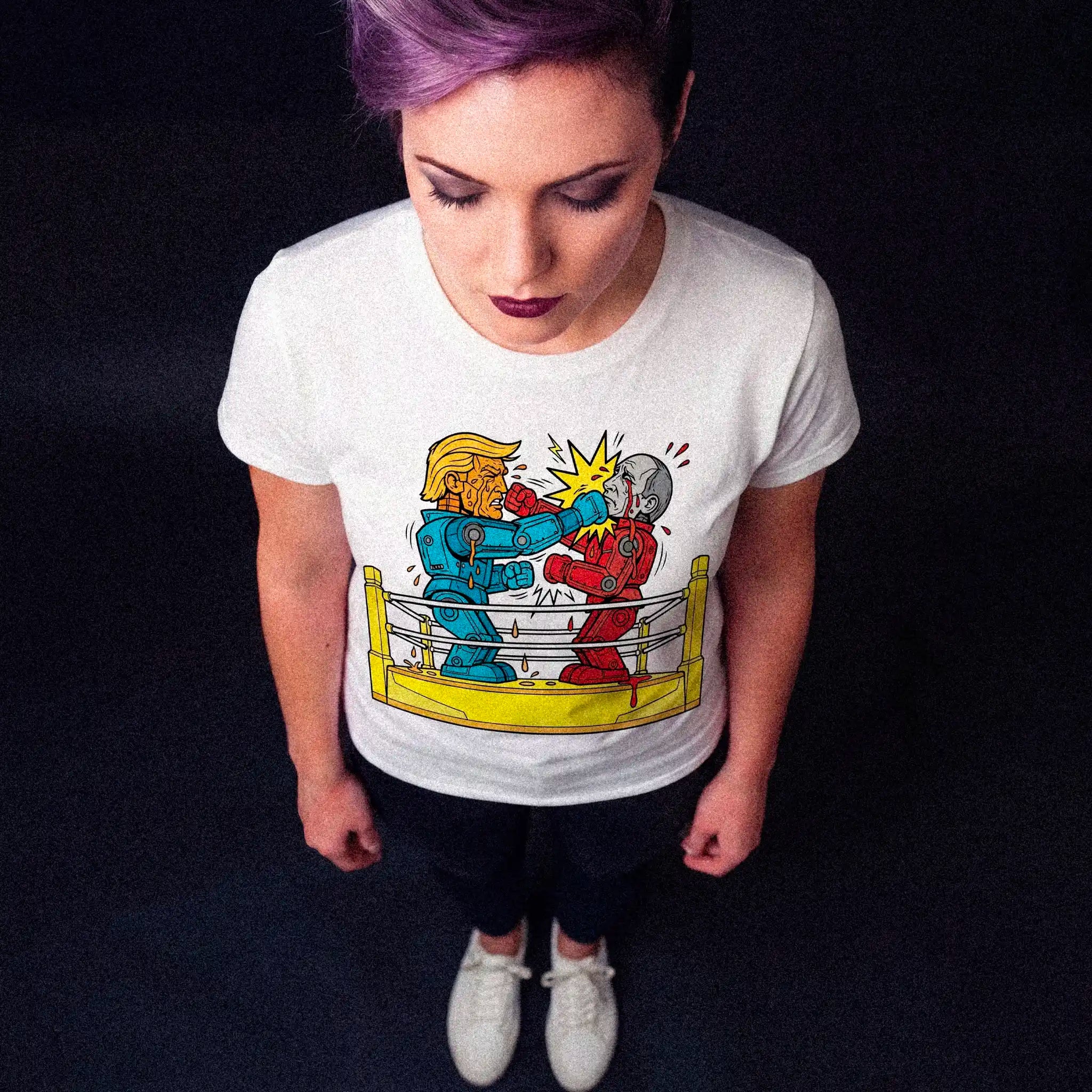 ChaosID Blamebot tee, activism streetwear