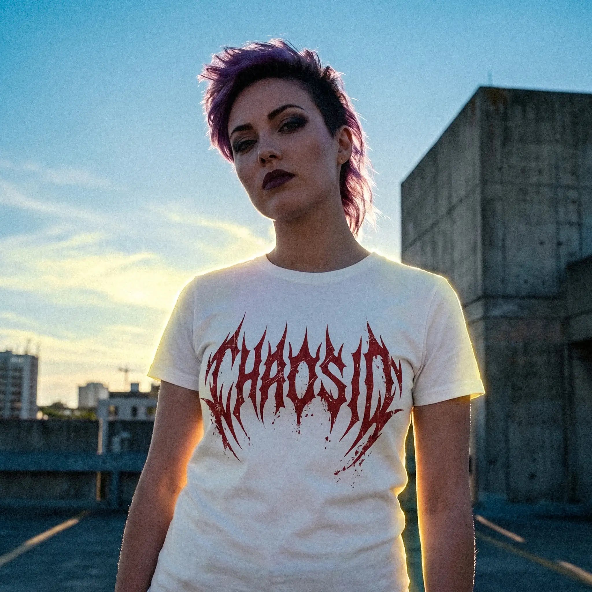 chaosid logo graphic tee decay edition tee