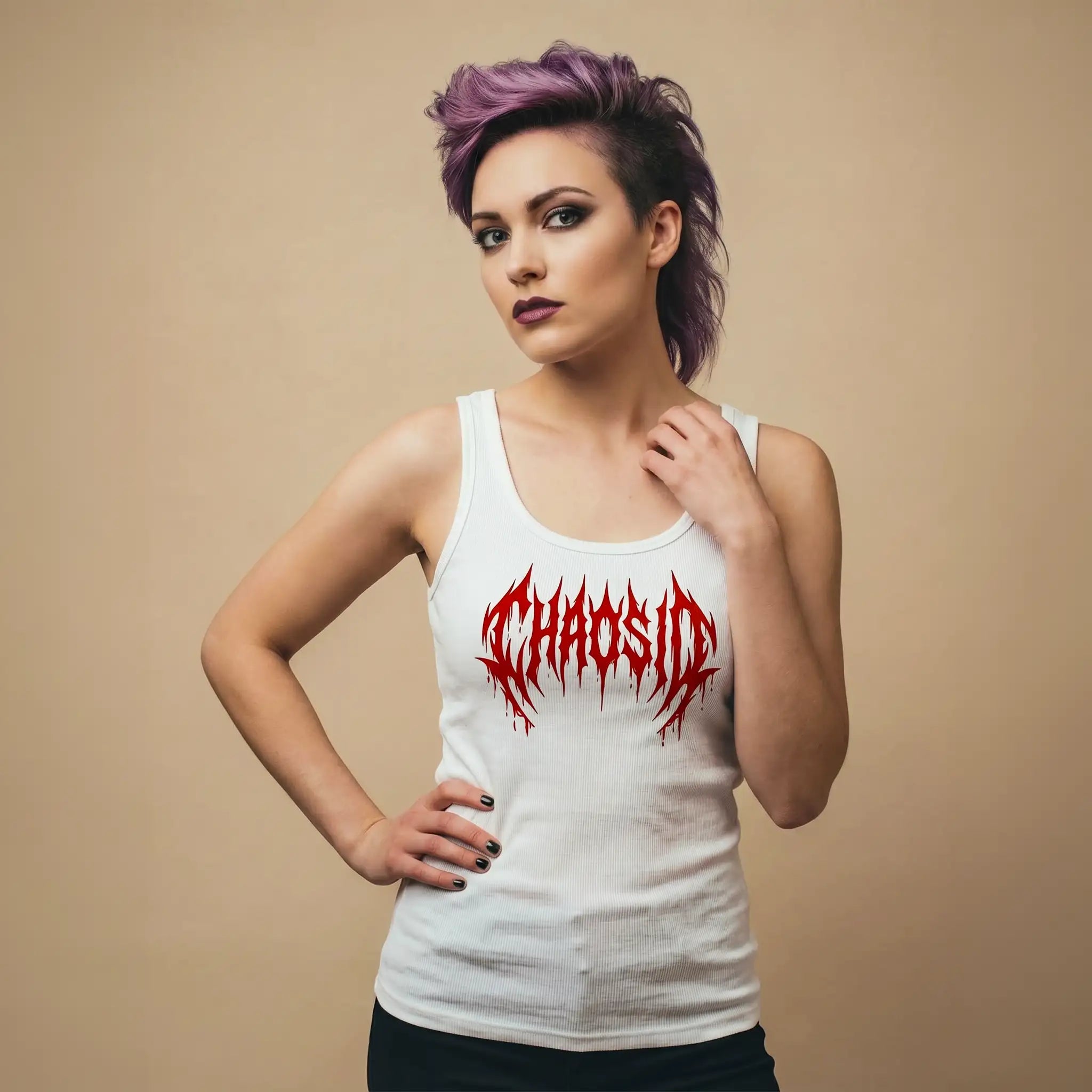 chaosid woman tanktop streetwear