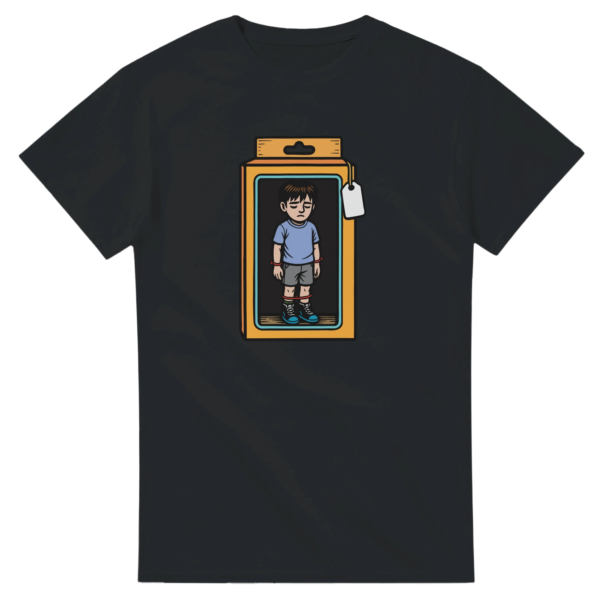 black graphic tee aesthetic Y2K ChaoisID streetwear clothing, original graphics