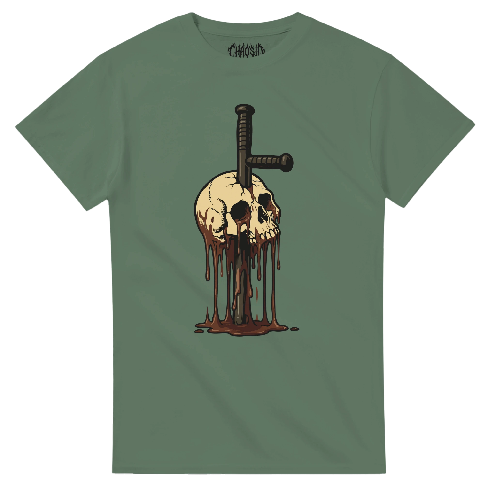 ChaosID streetwear, fuctis erectus tee, militant graphic t-shirt anti establishment alternative clothing.
