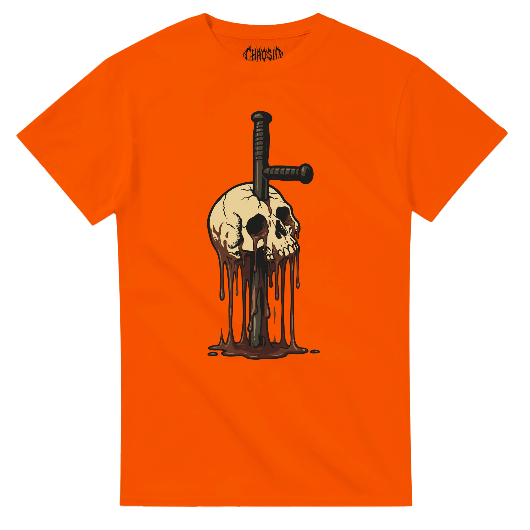 punk streetwear t-shirt with political graphic print for skaters and activists. Fustis erectus graphic tee