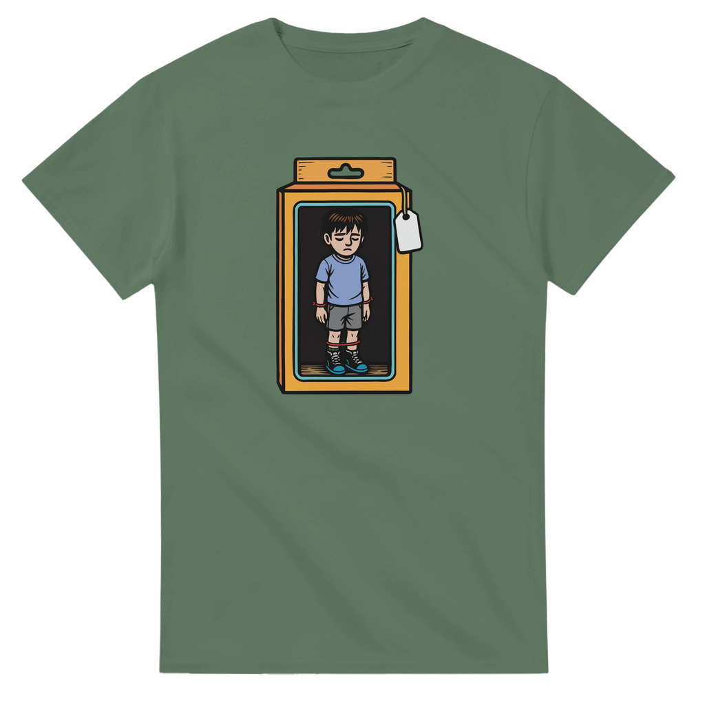 army green graphic tee aesthetic Y2K ChaoisID streetwear clothing, original graphics, antisytem, apolitical