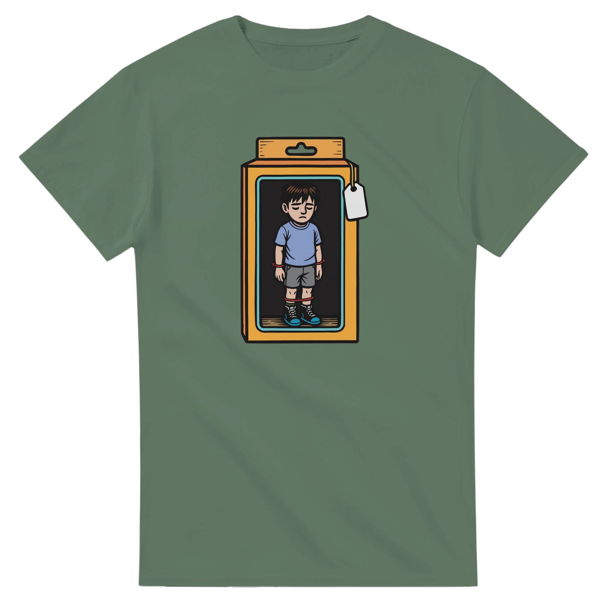 army green graphic tee aesthetic Y2K ChaoisID streetwear clothing, original graphics, antisytem, apolitical