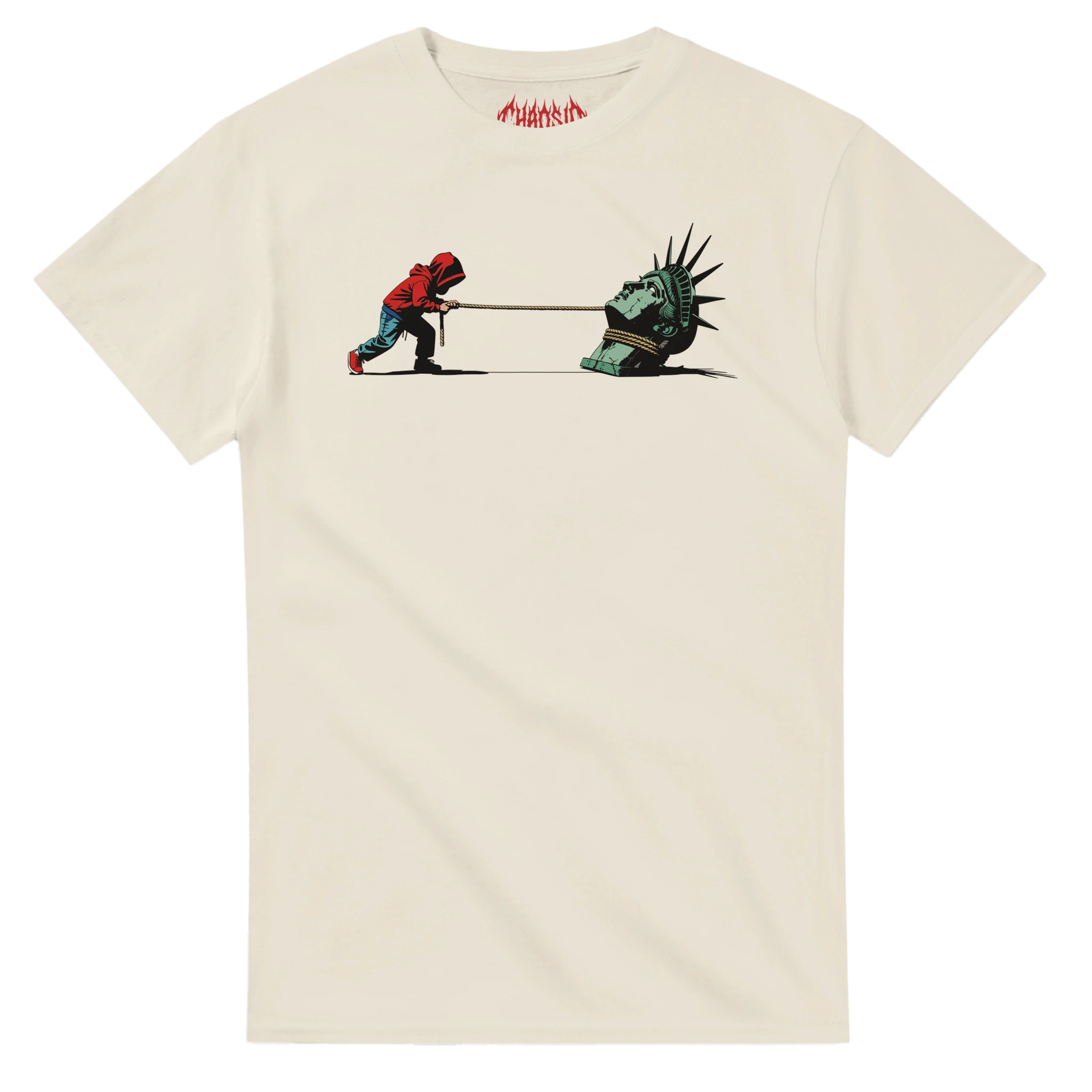 activism clothing brand, chaosid, antisystem, punk, rock, streetwear tee