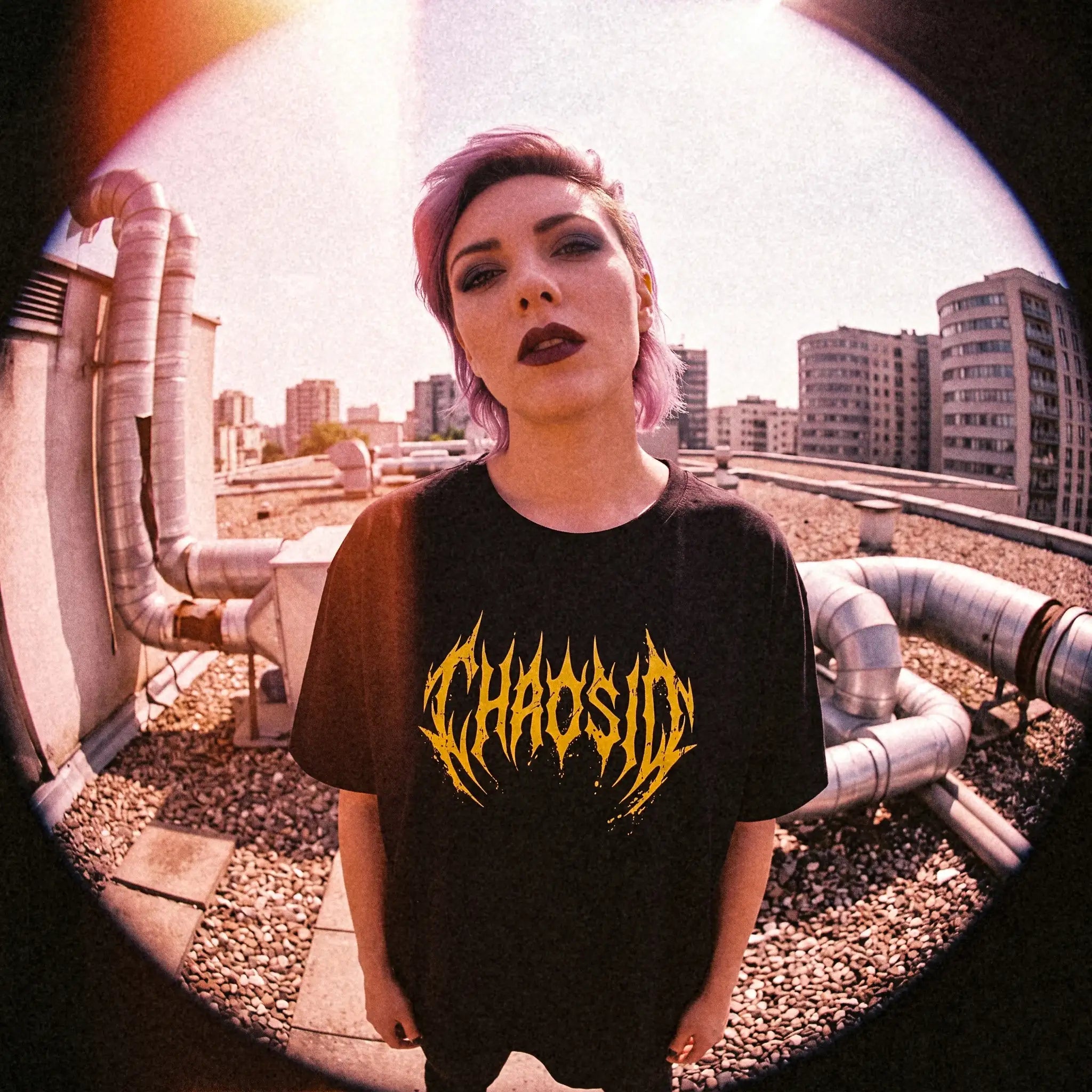 Unisex oversized T-shirt ChaosID "Decay edition"
