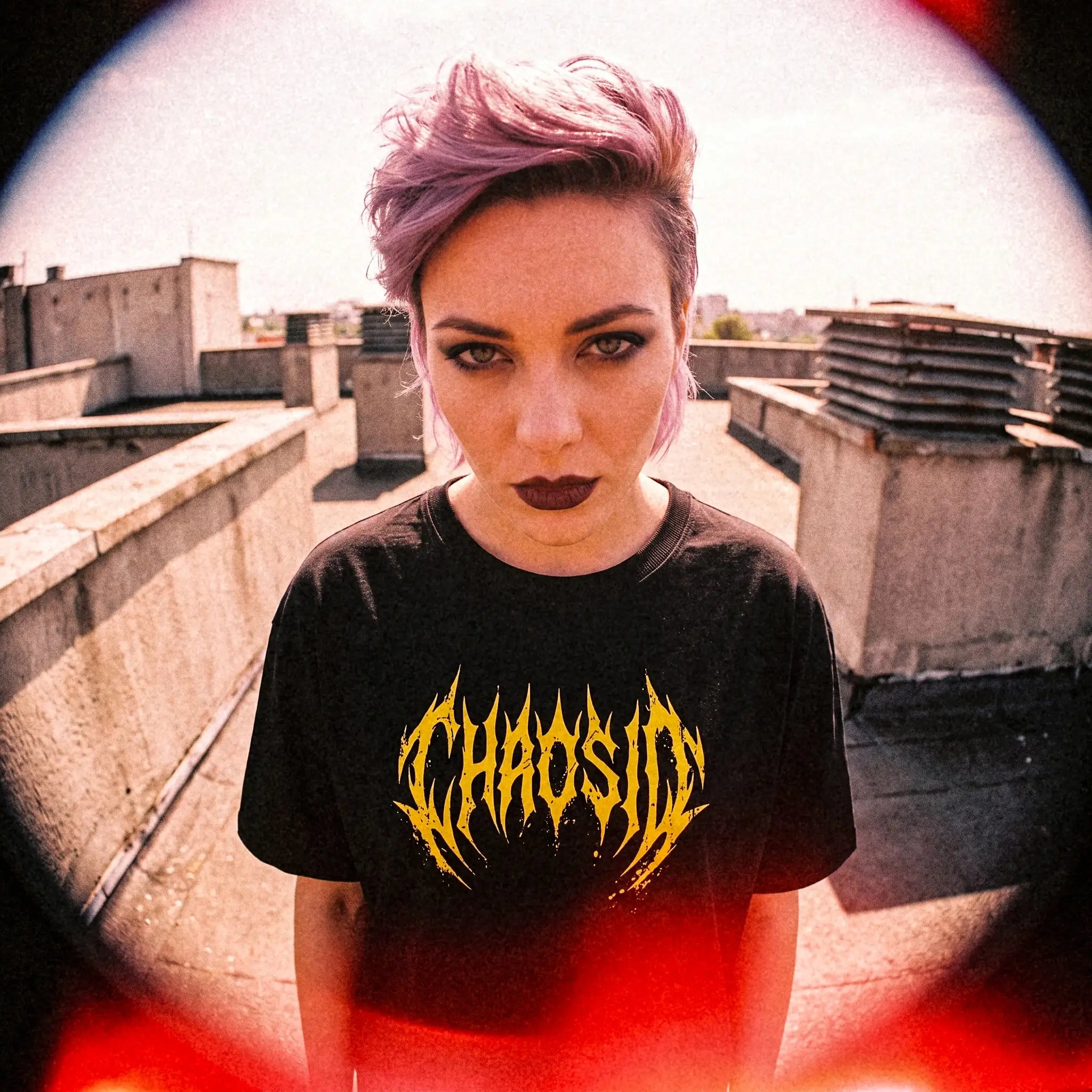 Unisex oversized T-shirt ChaosID "Decay edition"