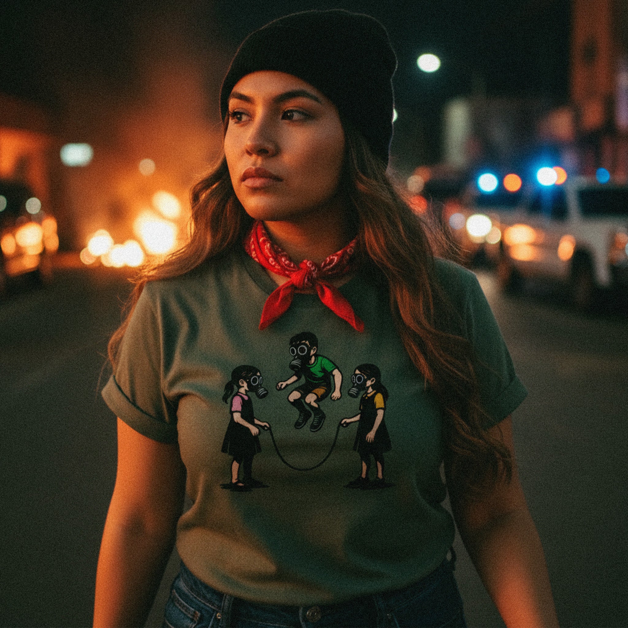 ChaosID, tee-shirt à manches courtes, activisme, mode urbaine, streetwear, impression à la demande, concept créatif