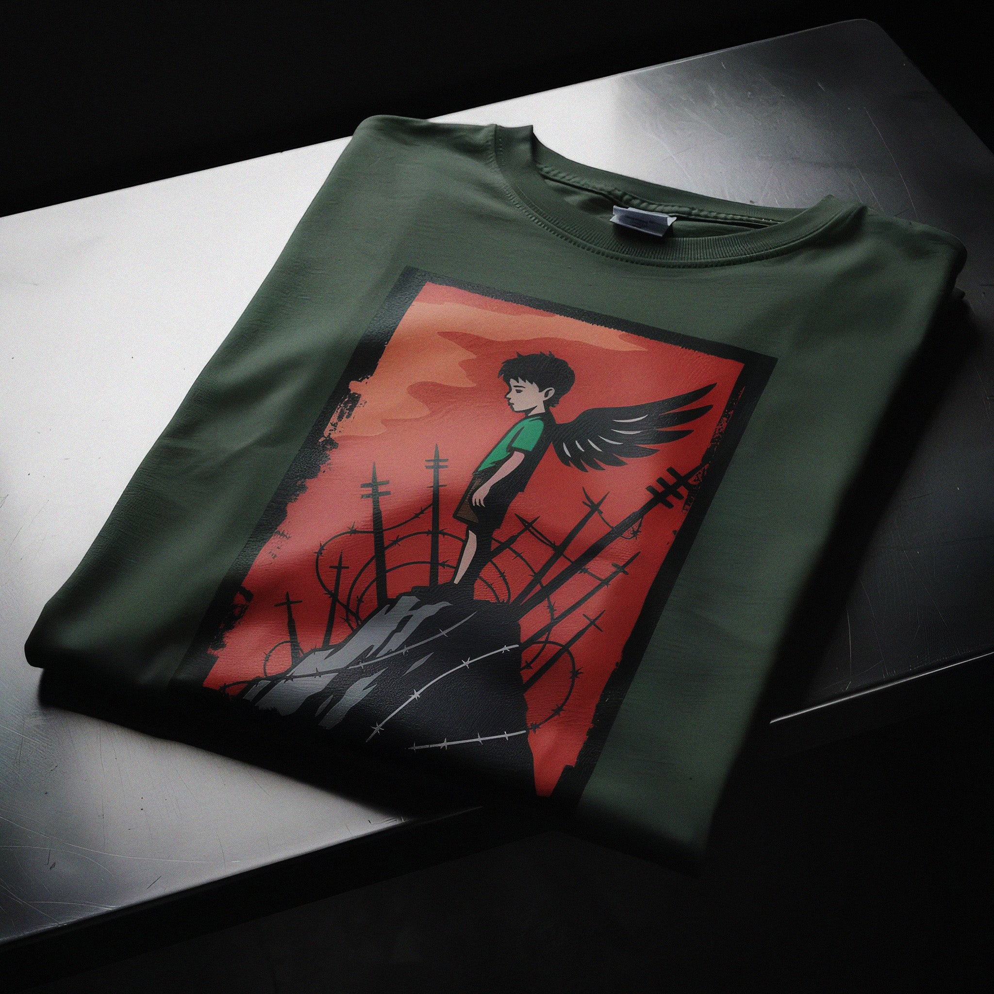 Quirra (Sardigna Libera) Unisex Heavy Crewneck T-Shirt