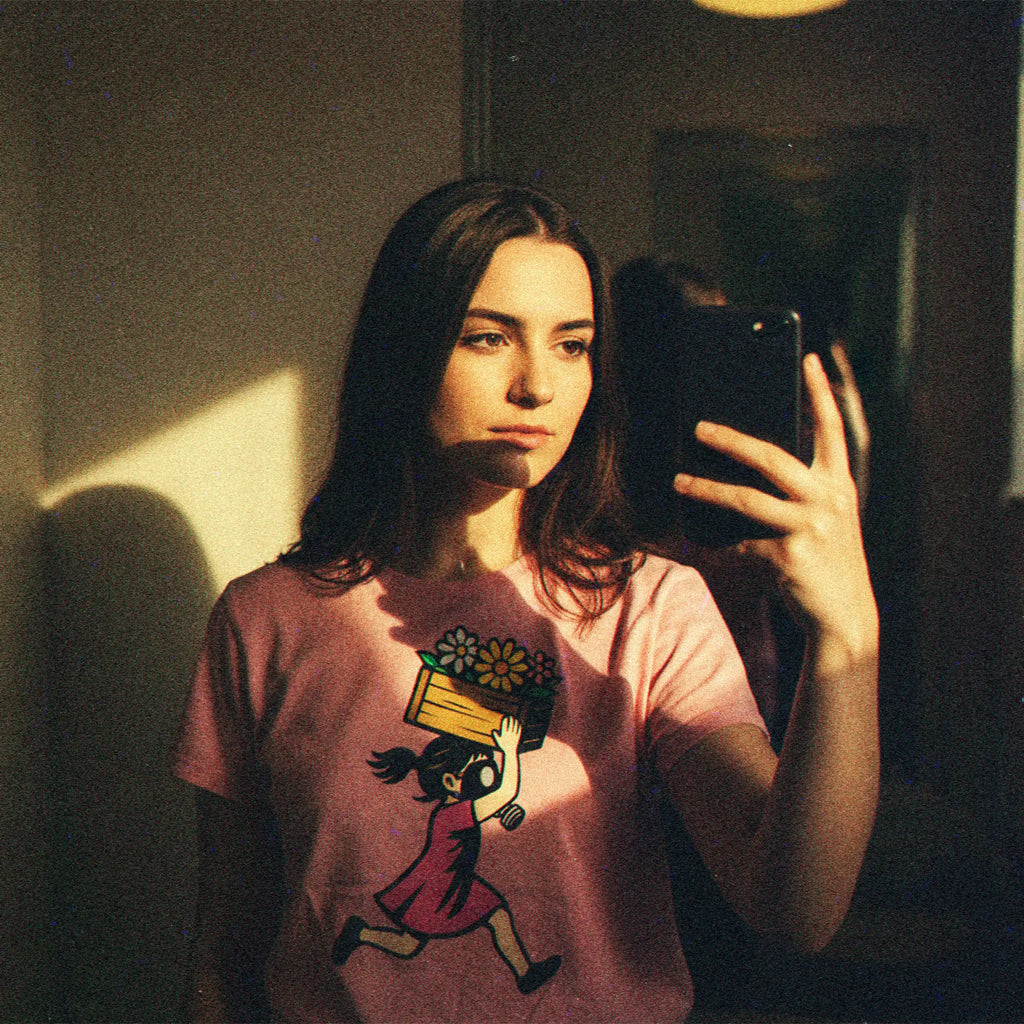 T-shirt unisexe épais ras du cou | Flower Power