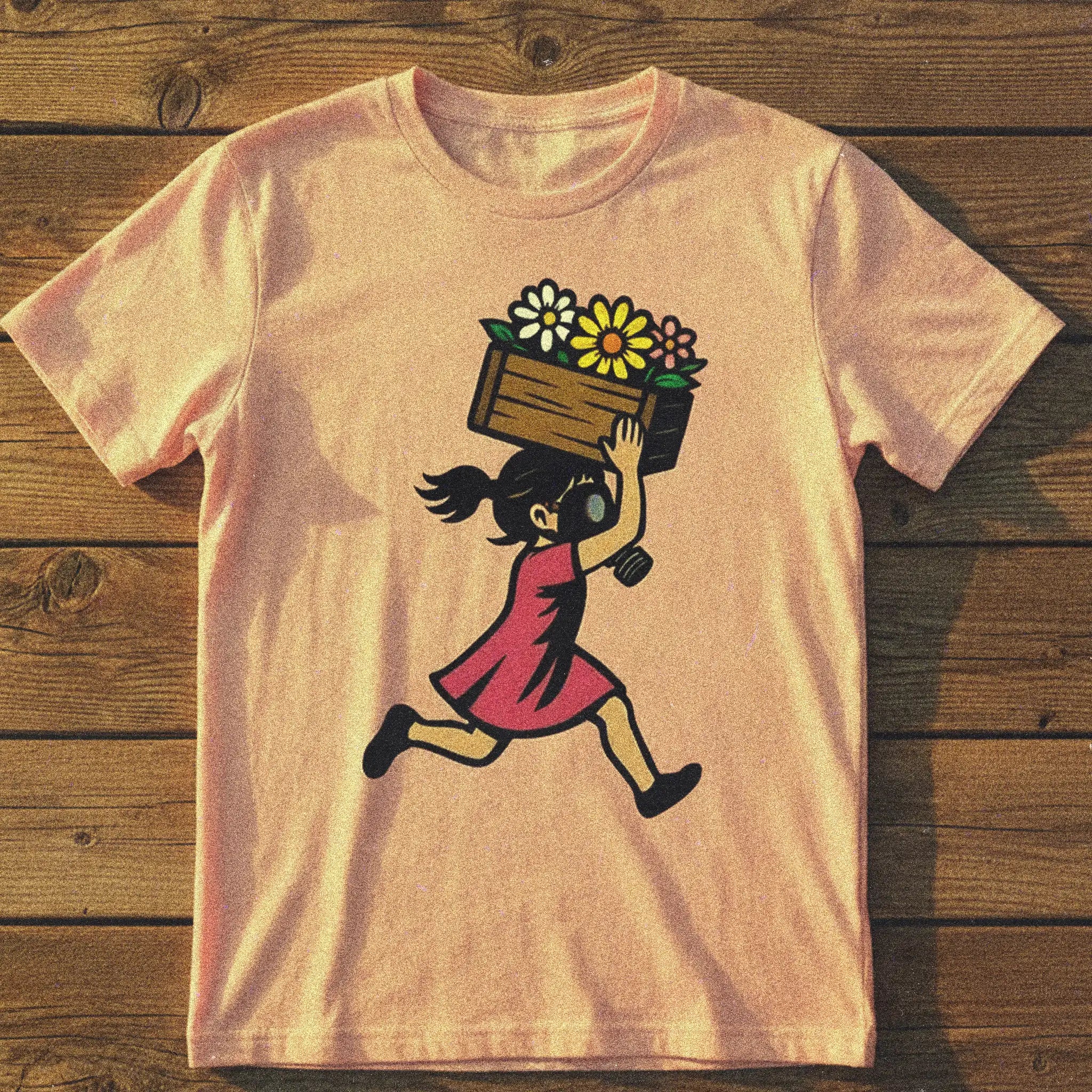 T-shirt unisexe épais ras du cou | Flower Power