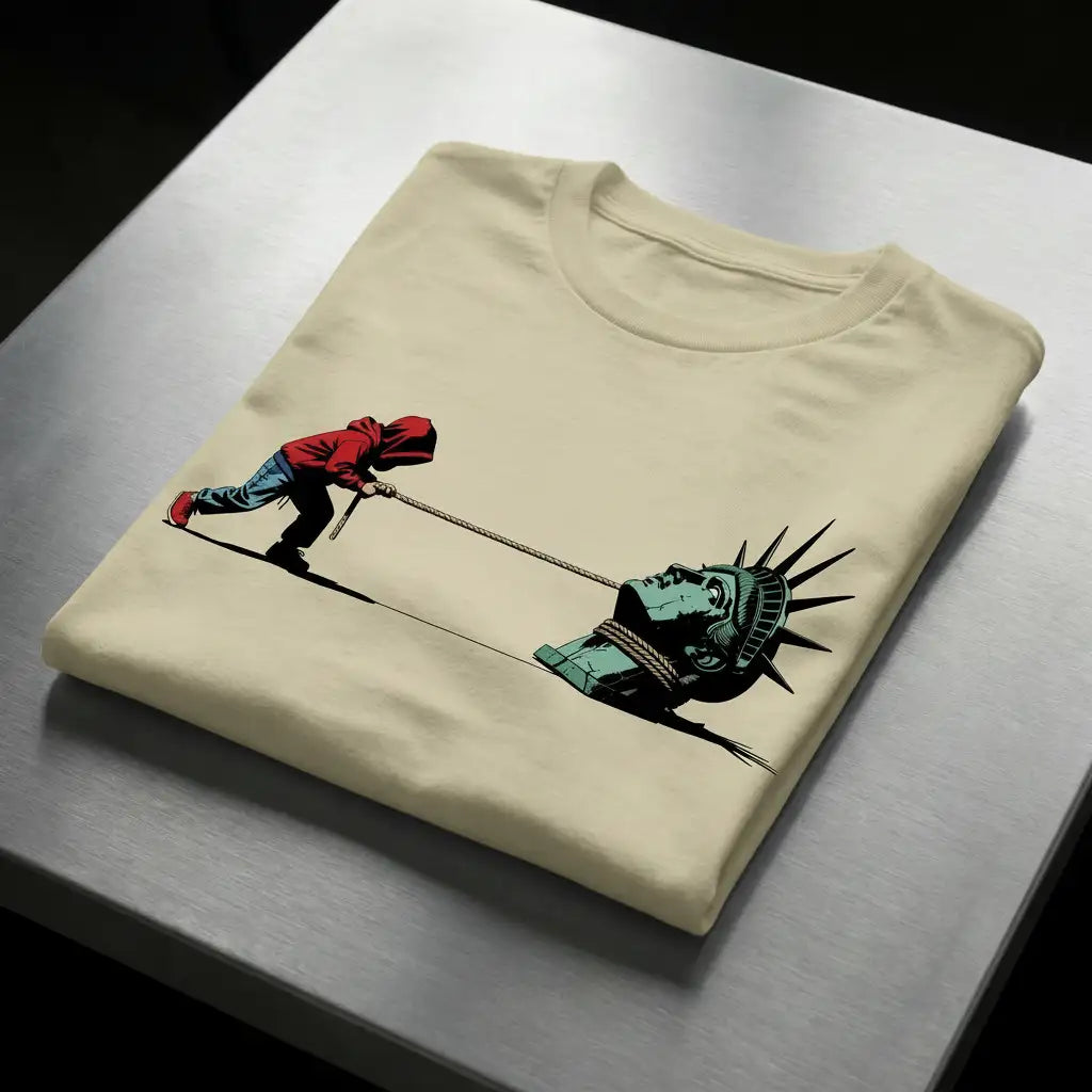 T-shirt unisexe "La liberté inamovible"