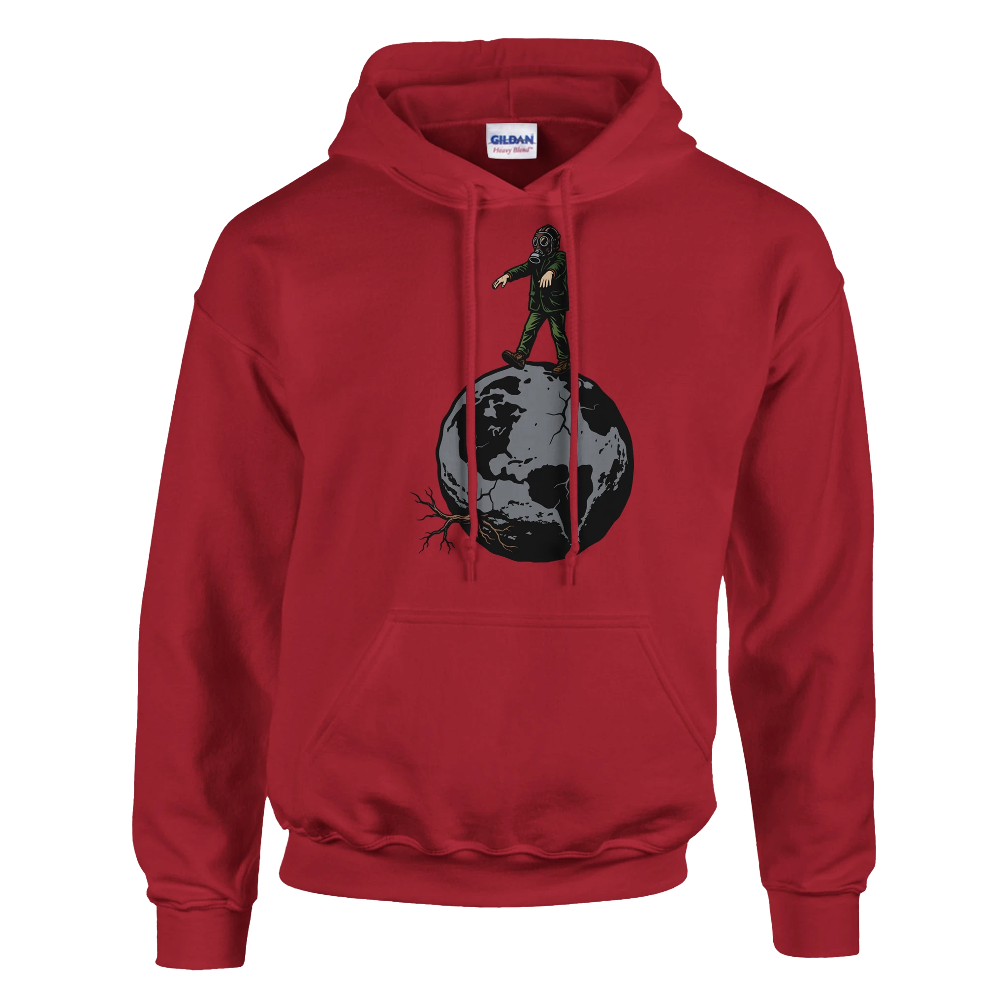red tupilak hoodie, chaosid brand, streetwear, activism, apolitical